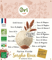 Sorgho roux farine fluide (bio & sg)