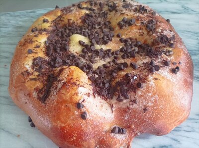 Tarte aux pépites de chocolat