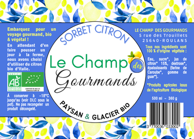 Sorbet citron