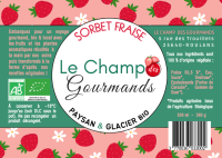 Sorbet fraise