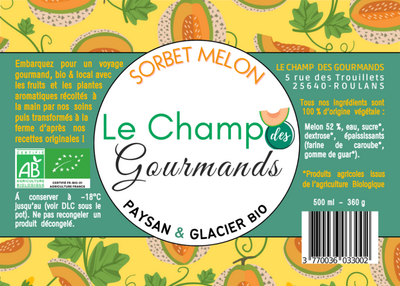 Sorbet melon
