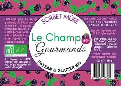 Sorbet mûre