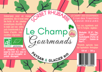 Sorbet rhubarbe