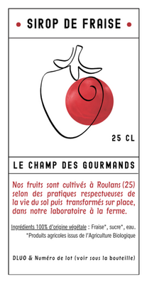 Sirop fraise