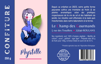 Confiture myrtille