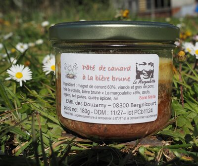 Terrine de pâté de canard/bière