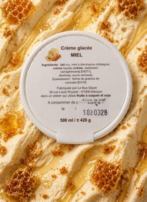 Créme glacée miel