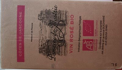 Bib 5l vin rosé bio