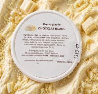 Créme glacée chocolat blanc