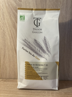 Farine de blé ancien t80 bio 5kg dluo : 16/06