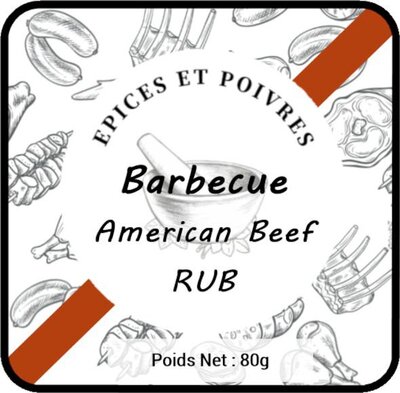 Barbecue american beef rub