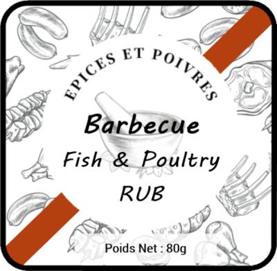 Barbecue fish & poultry rub