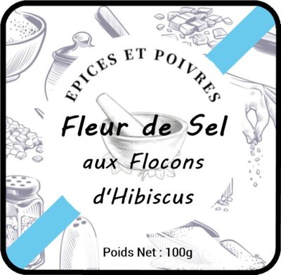 Fleur de sel aux flocons d'hibiscus