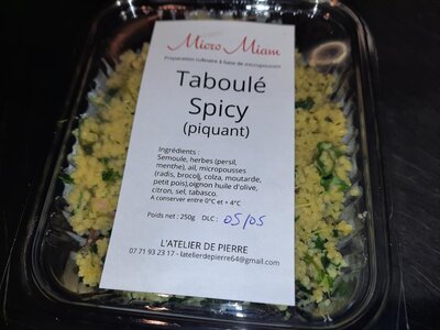 Taboulé spicy (piquant)