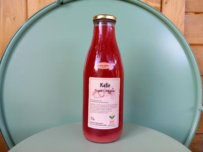 Kéfir de fruits fraise / hibiscus