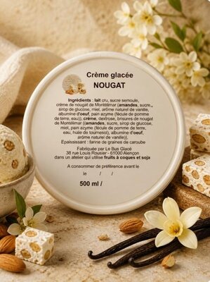 Créme glacée  nougat