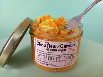 Légumes lactofermentés chou fleur / carottes