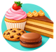 Biscuits, desserts, pâtisserie