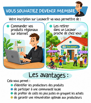 Devenir membre de locavor.fr